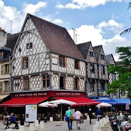 Les Volets Bleus - Deux Appartements Et Un Studio, Jardin Bourges Exterior photo
