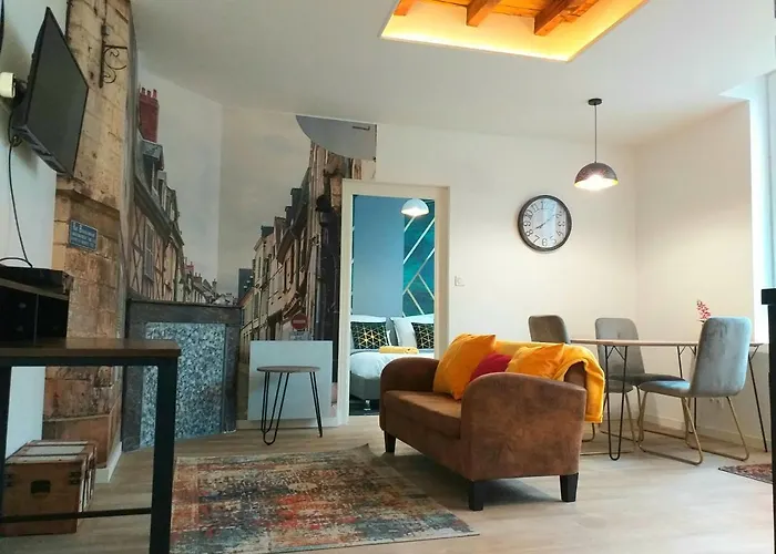 Les Volets Bleus - Deux Appartements Et Un Studio, Jardin